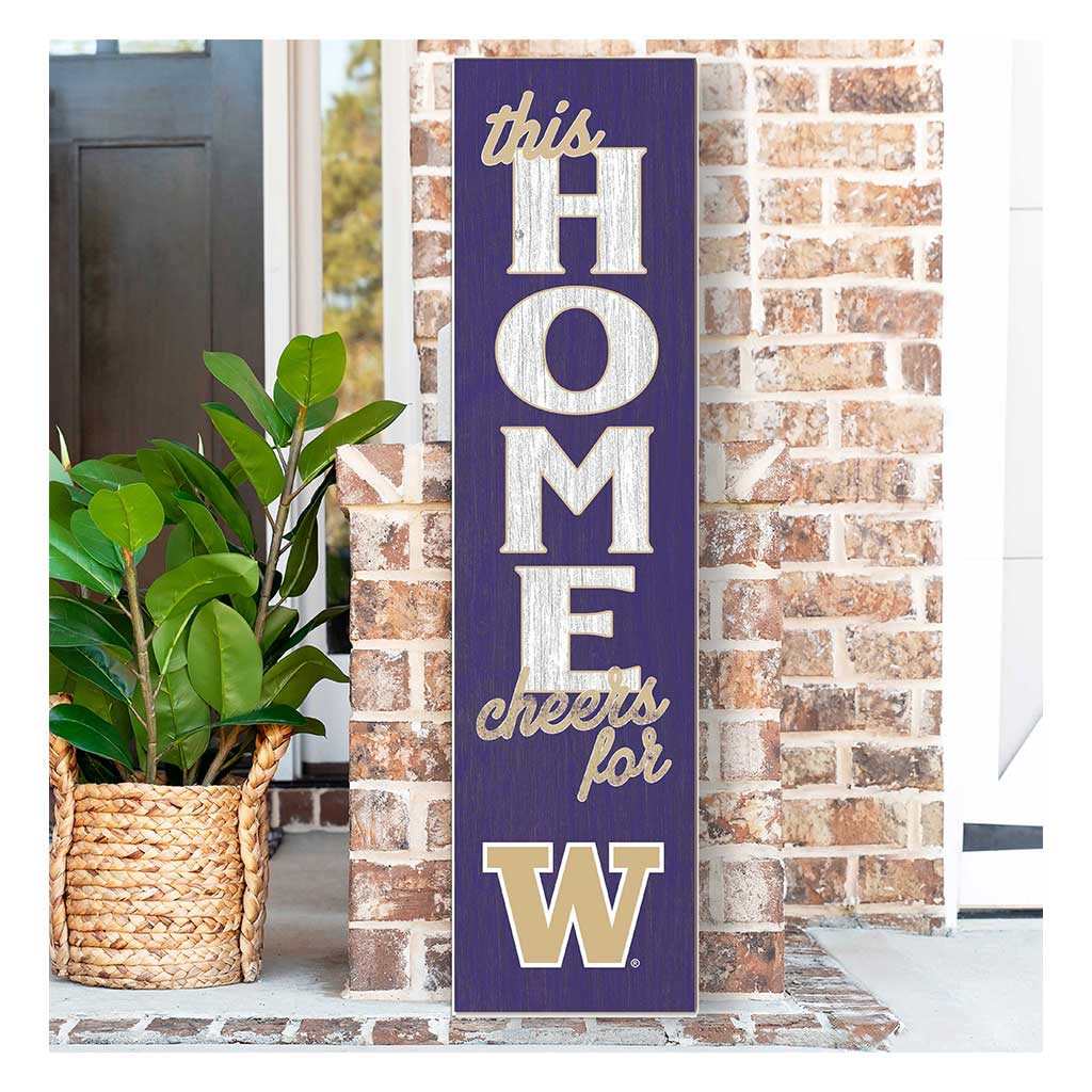 11x46 Leaning Sign This Home Washington Huskies