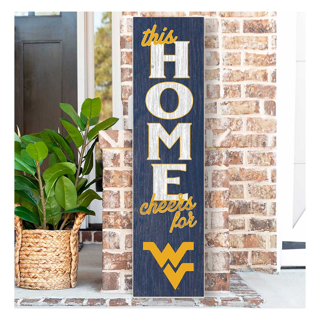 11x46 Leaning Sign This Home West Virginia Mountaineers