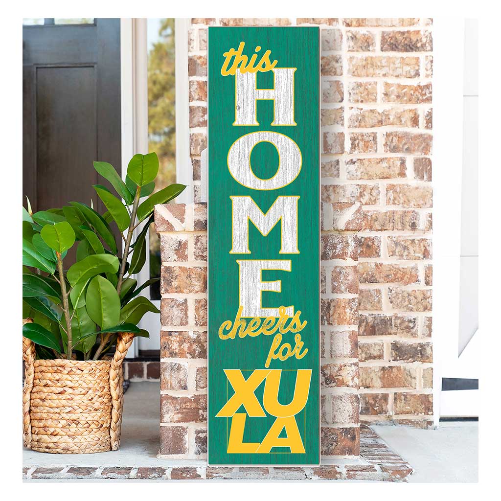 11x46 Leaning Sign This Home Xavier University of Louisiana Gold Rush