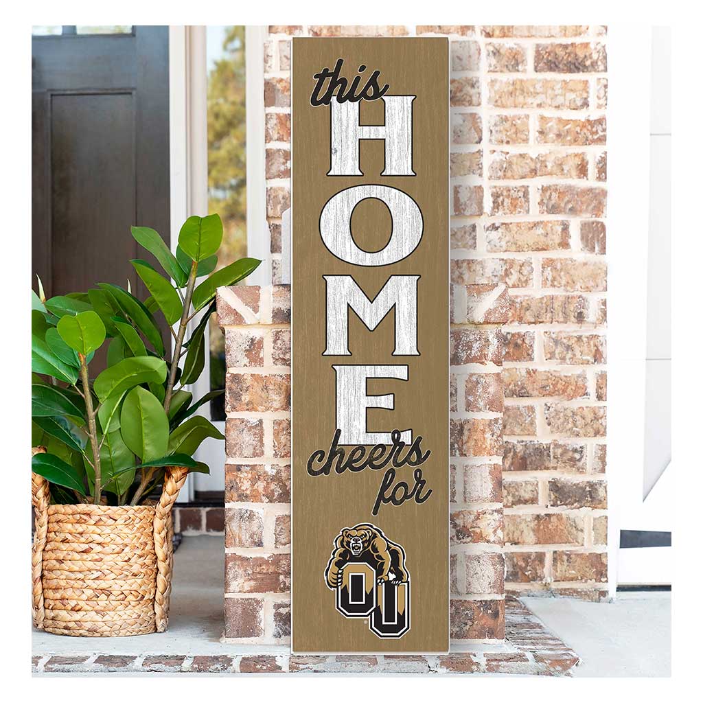 11x46 Leaning Sign This Home Oakland University Golden Grizzlies