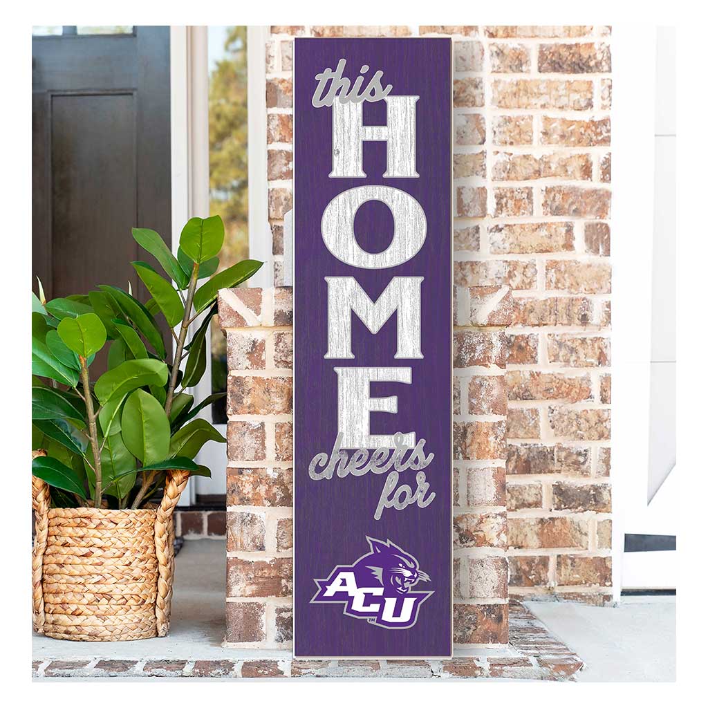 11x46 Leaning Sign This Home Abilene Christian Wildcats