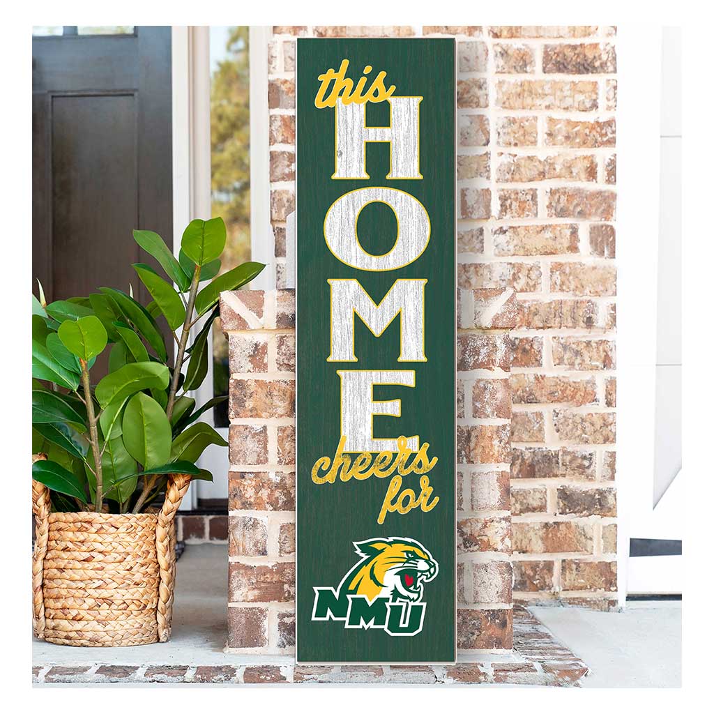 11x46 Leaning Sign This Home Northern Michigan University Wildcats