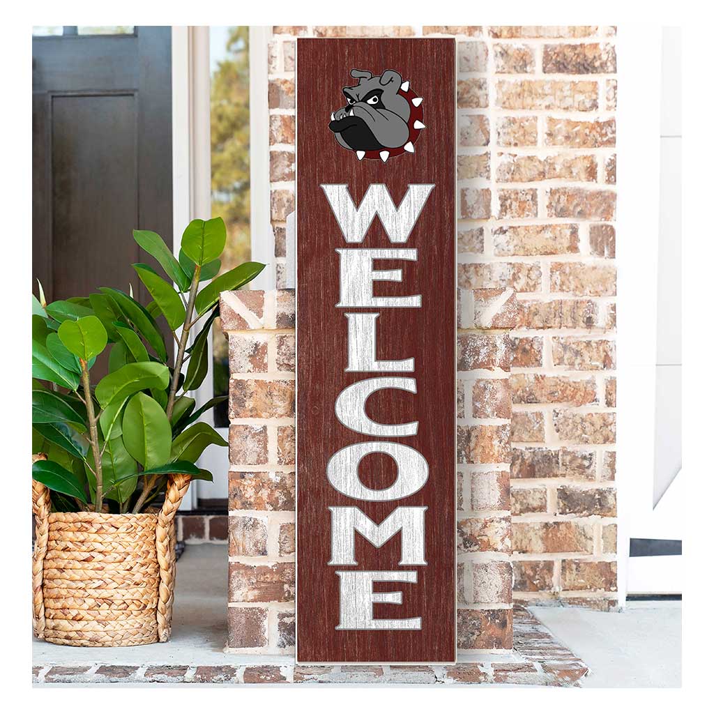 11x46 Leaning Sign Welcome University of Redlands Bulldogs