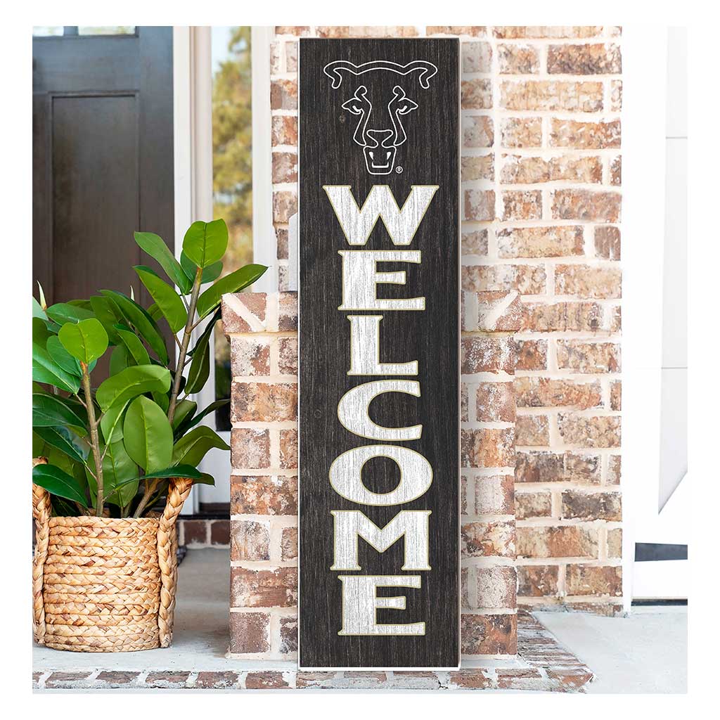 11x46 Leaning Sign Welcome University of Colorado - Colorado Springs Mountain Lions