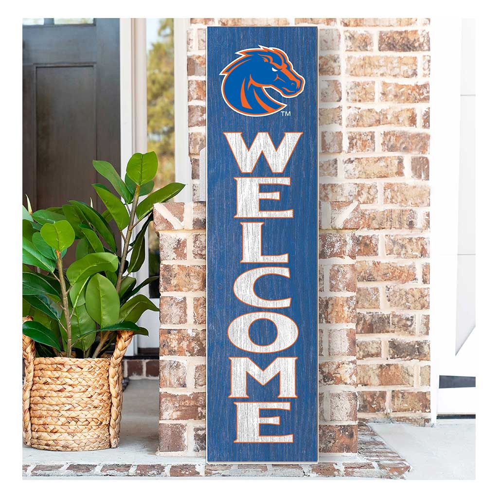 11x46 Leaning Sign Welcome Boise State Broncos