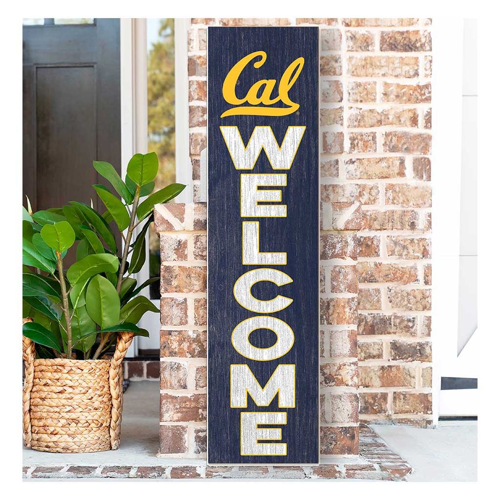 11x46 Leaning Sign Welcome California (Berkeley) Golden Bears