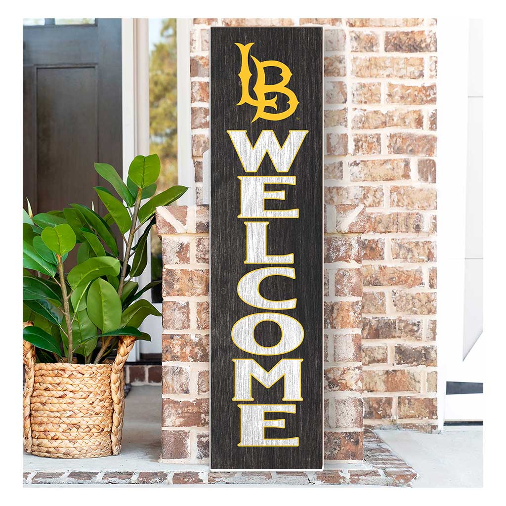 11x46 Leaning Sign Welcome California State Long Beach 49ers