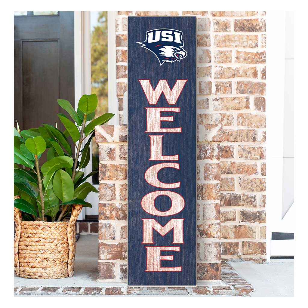 11x46 Leaning Sign Welcome Southern Indiana Screaming Eagles