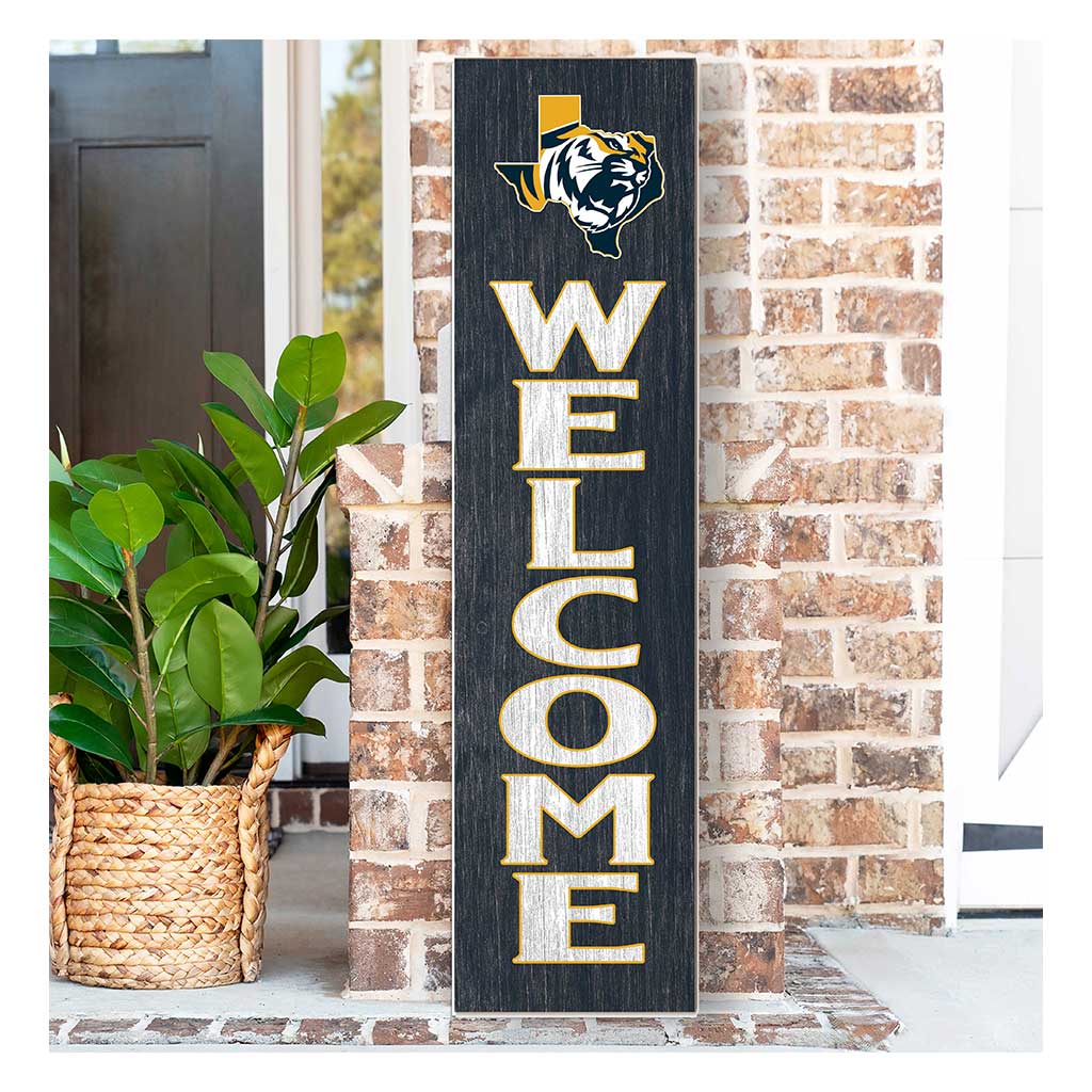 11x46 Leaning Sign Welcome East Texas Baptist Tigers