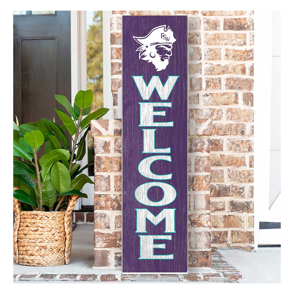 11x46 Leaning Sign Welcome Florida Southwestern State Buccaneers