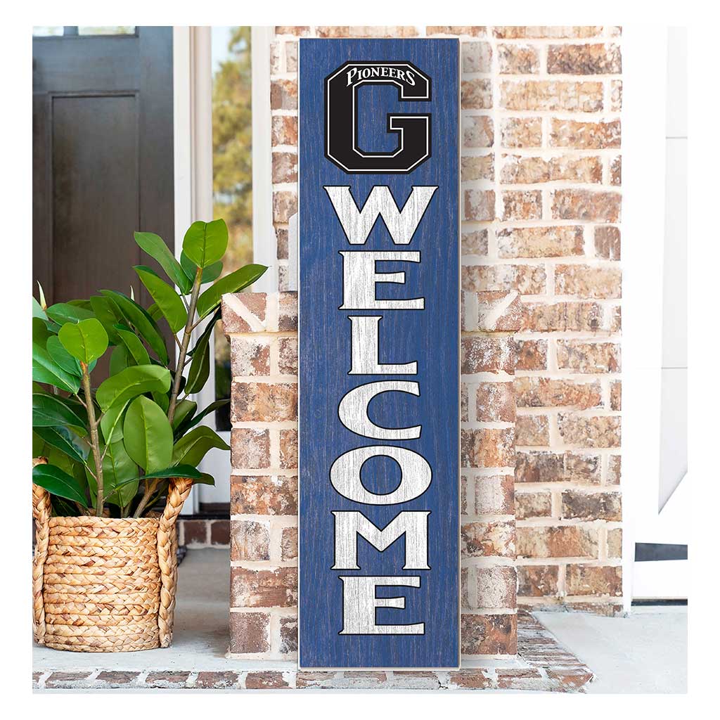 11x46 Leaning Sign Welcome Glenville State Pioneers