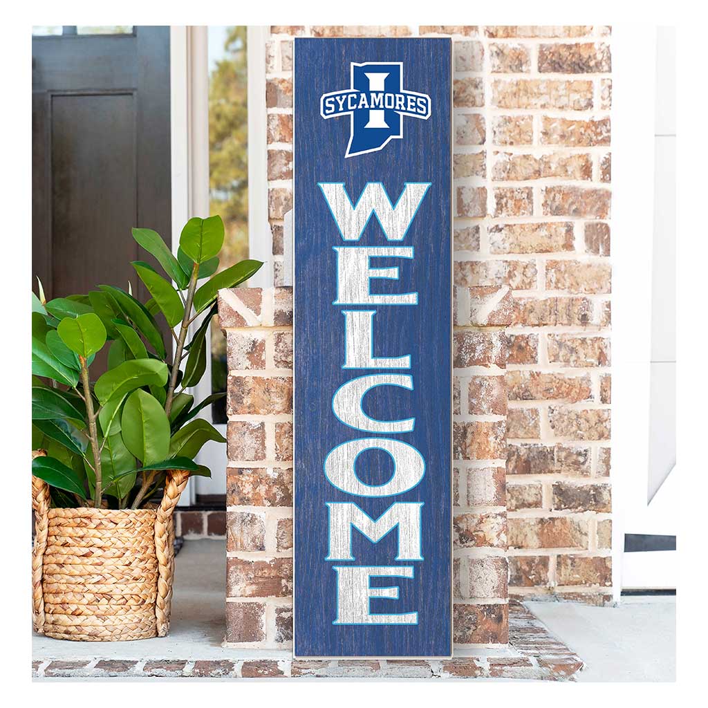 11x46 Leaning Sign Welcome Indiana State Sycamores