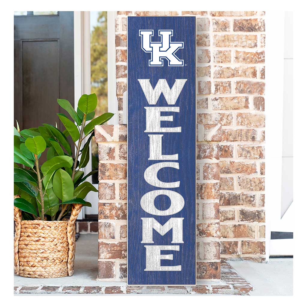11x46 Leaning Sign Welcome Kentucky Wildcats