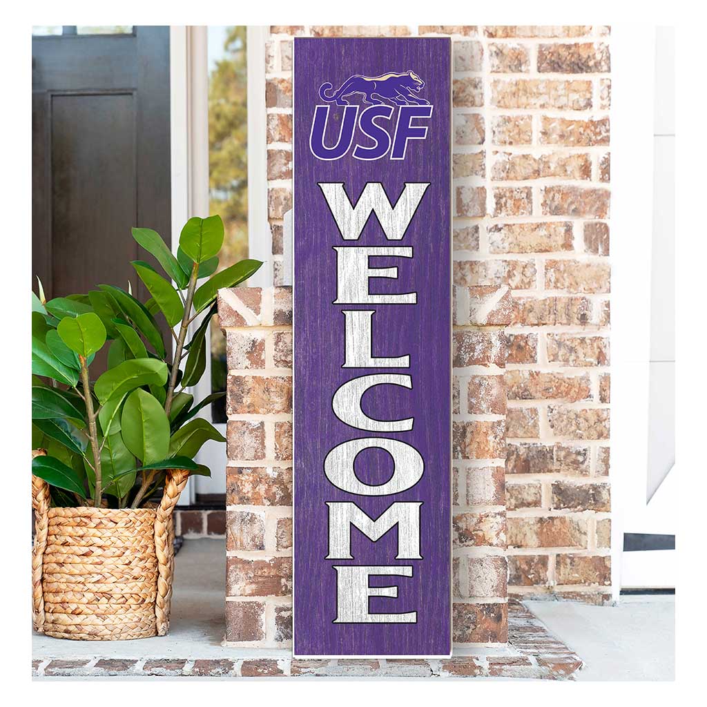 11x46 Leaning Sign Welcome Sioux Falls Cougars