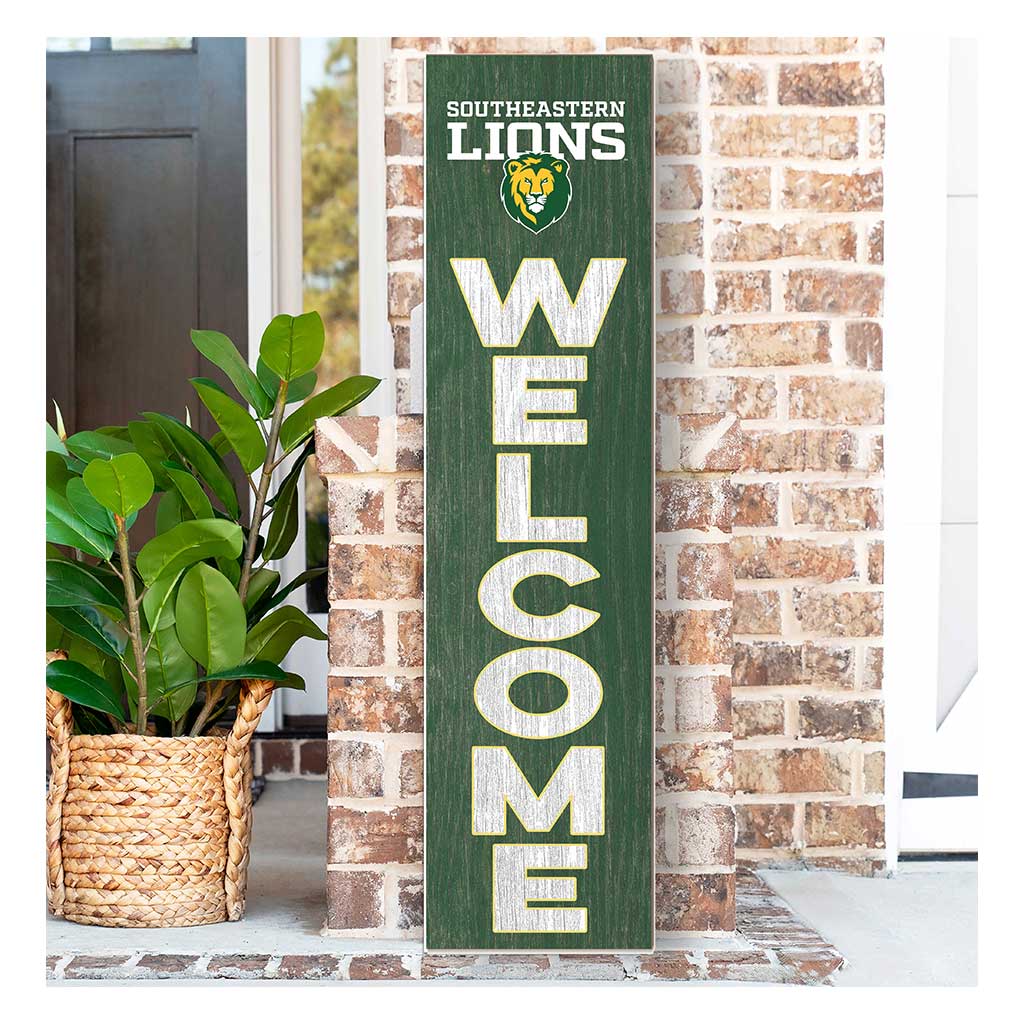 11x46 Leaning Sign Welcome Southeastern Louisiana Lions