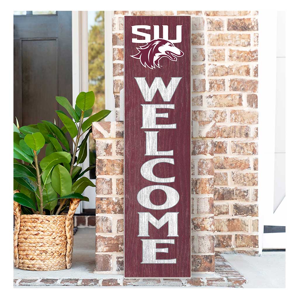 11x46 Leaning Sign Welcome Southern Illinois Salukis