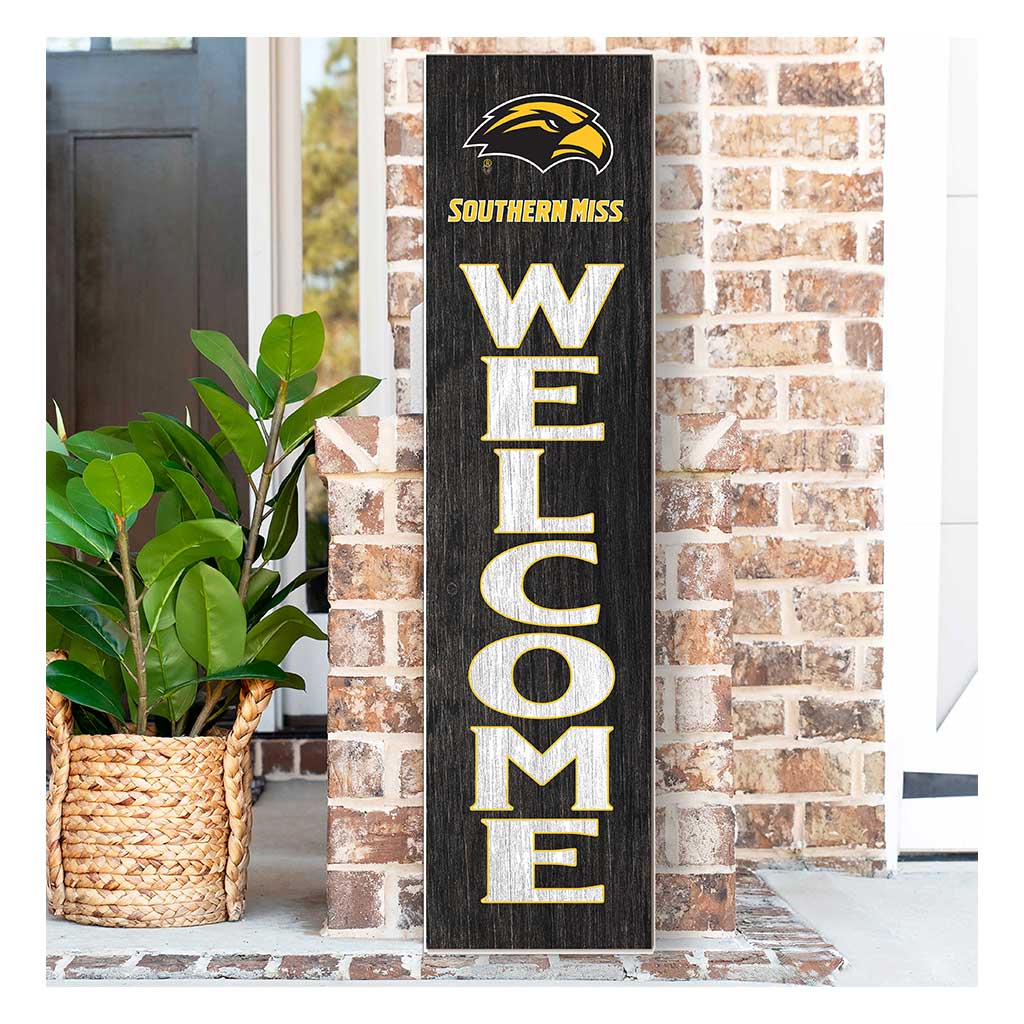 11x46 Leaning Sign Welcome Southern Mississippi Golden Eagles