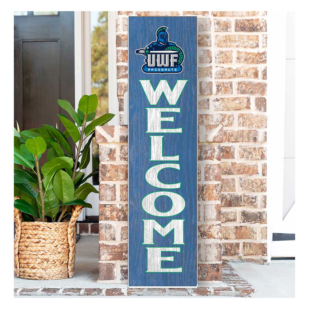 11x46 Leaning Sign Welcome West Florida (Univ) Argonauts