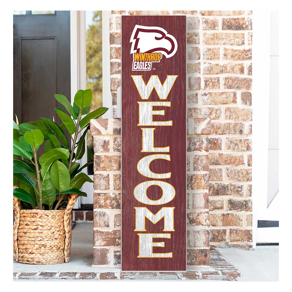 11x46 Leaning Sign Welcome Winthrop Eagles