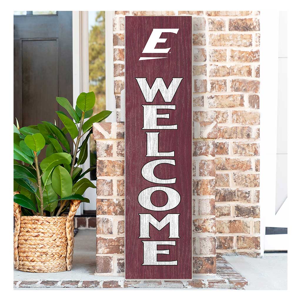 11x46 Leaning Sign Welcome Eastern Kentucky University Colonels