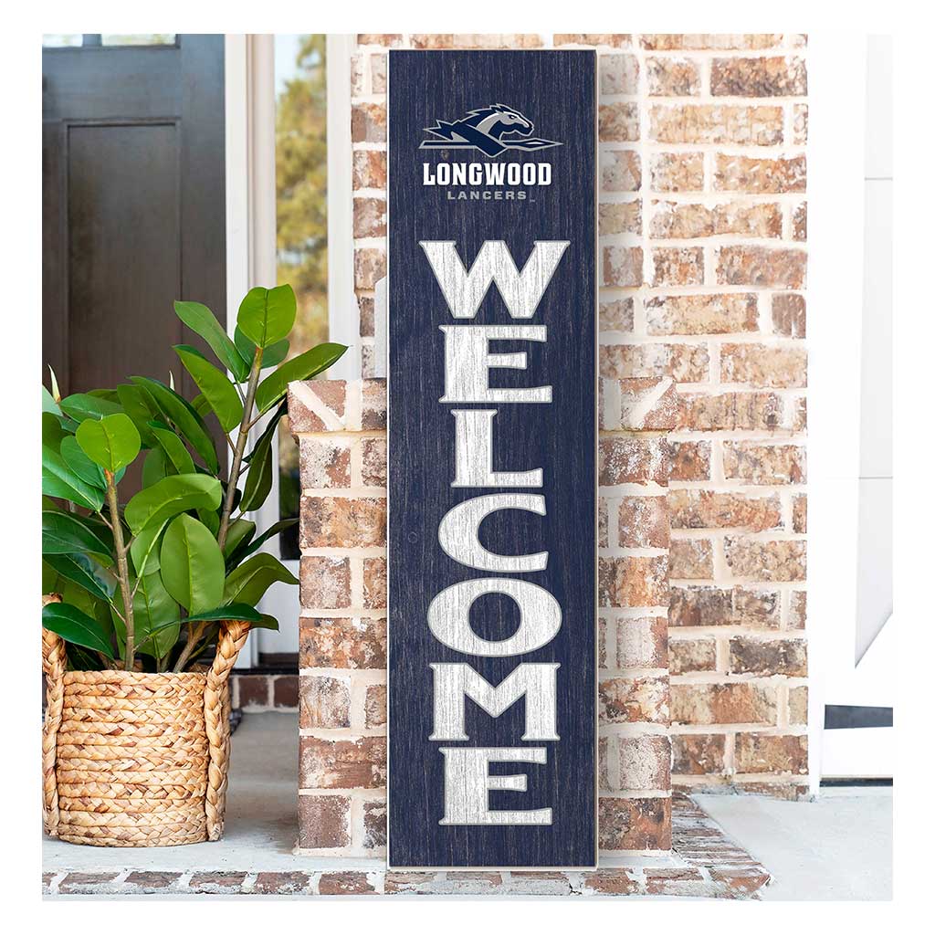 11x46 Leaning Sign Welcome Longwood Lancers