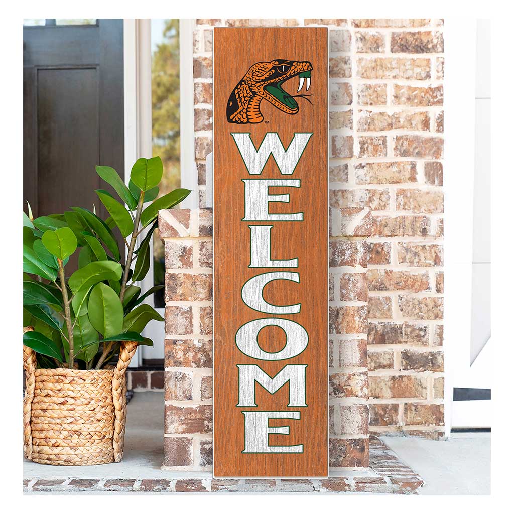 11x46 Leaning Sign Welcome Florida A&M Rattlers