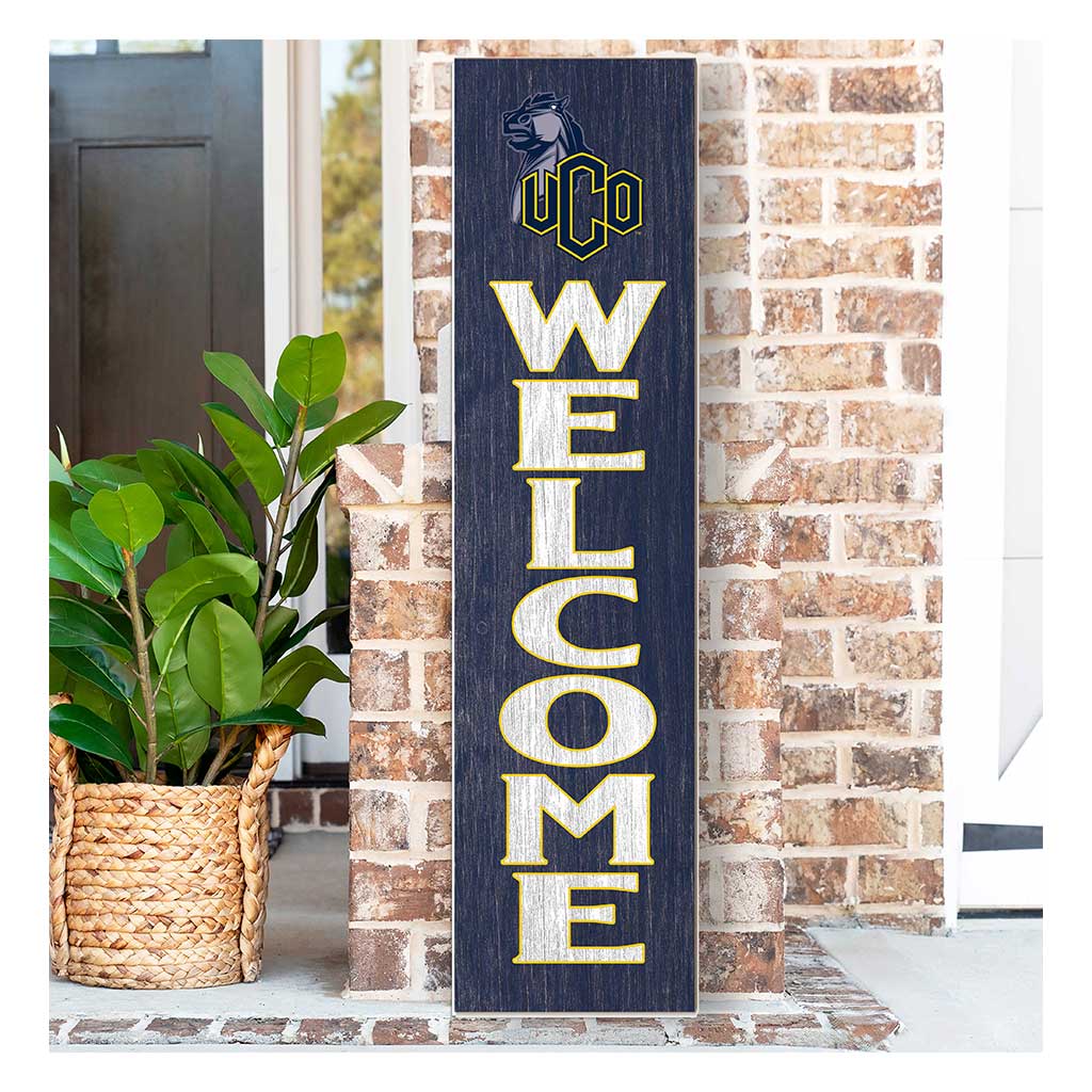 11x46 Leaning Sign Welcome Central Oklahoma BRONCHOS