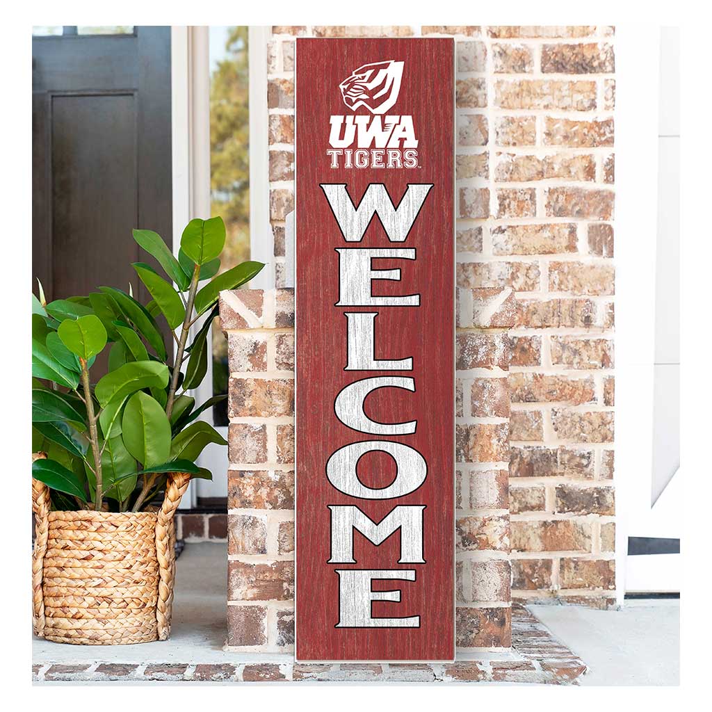 11x46 Leaning Sign Welcome West Alabama TIGERS