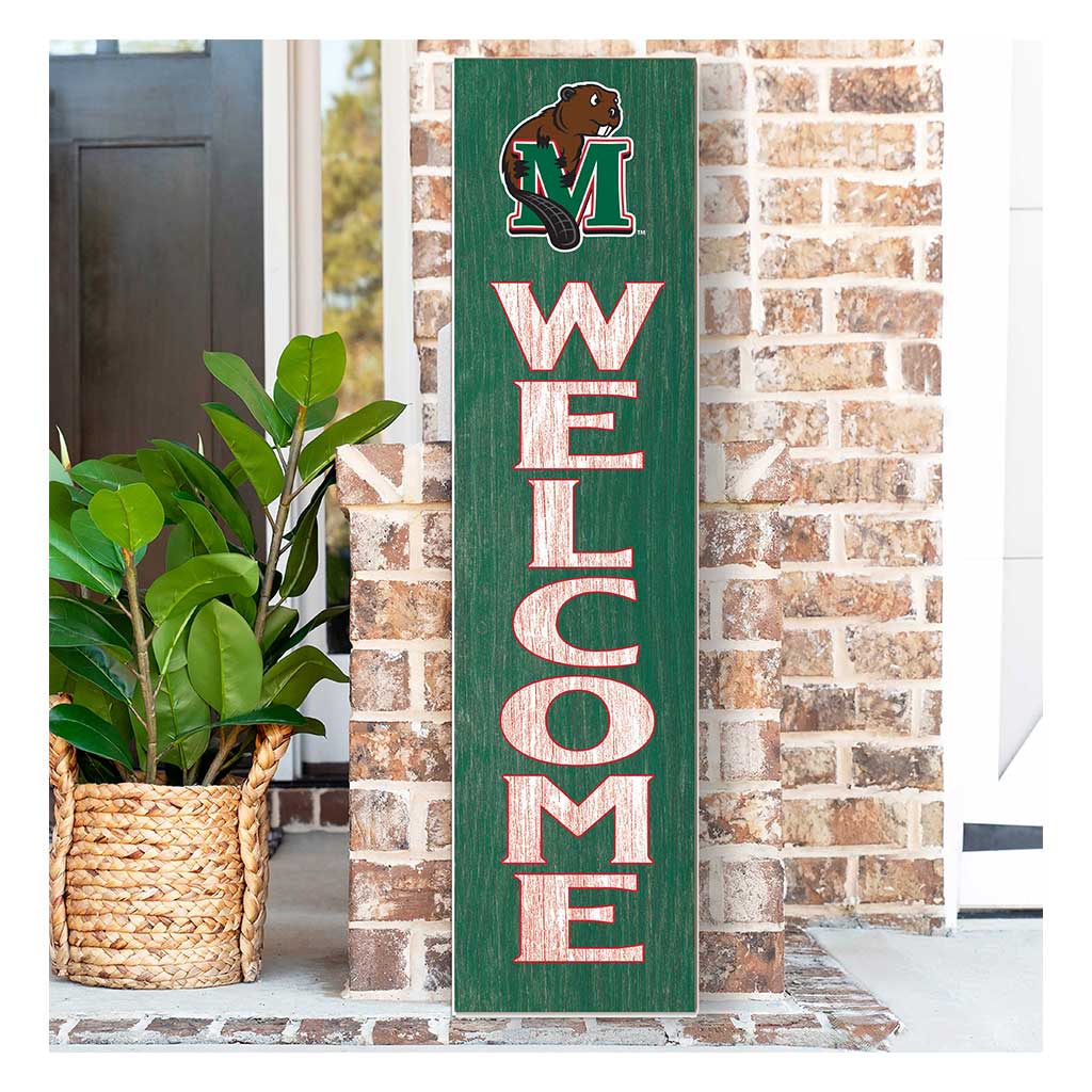 11x46 Leaning Sign Welcome Minot State Beavers