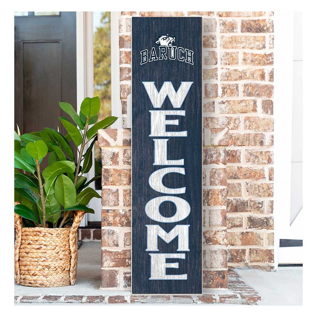 11x46 Leaning Sign Welcome Baruch College Bearcats