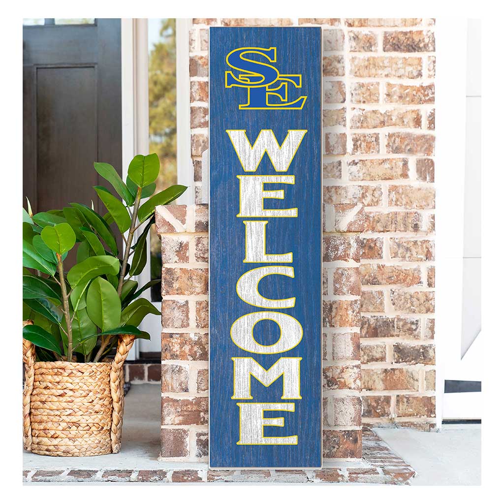 11x46 Leaning Sign Welcome Southeastern Oklahoma State University Savage Storm