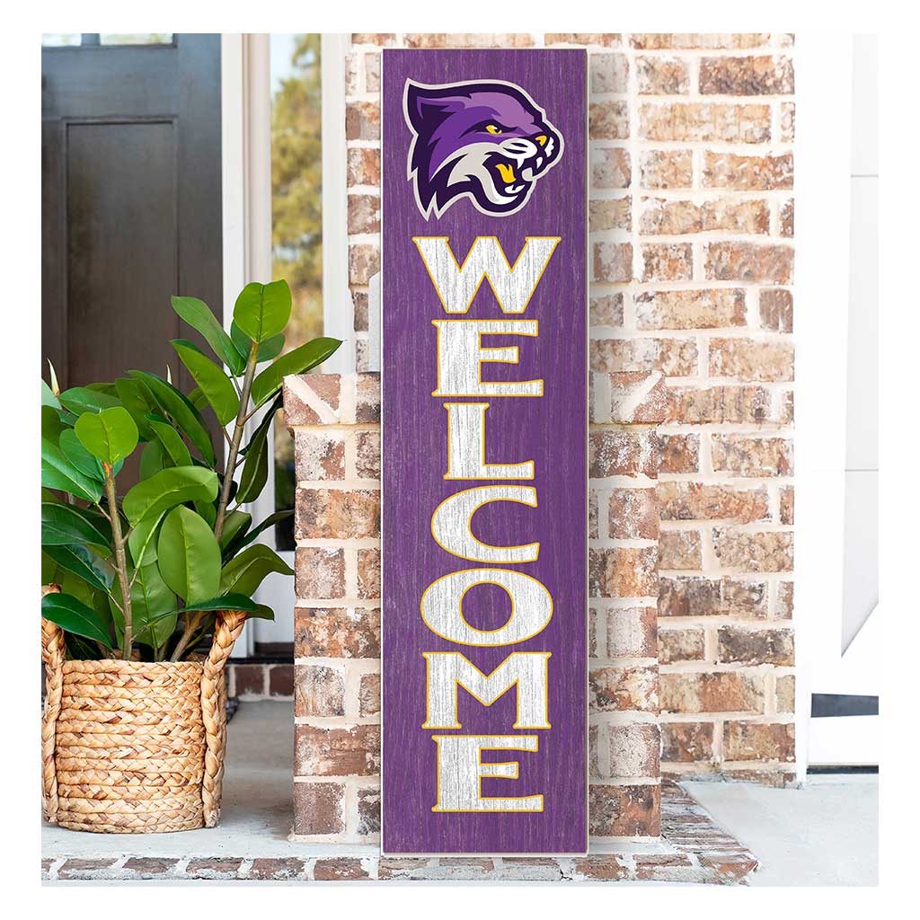 11x46 Leaning Sign Welcome Bethel University Wildcats