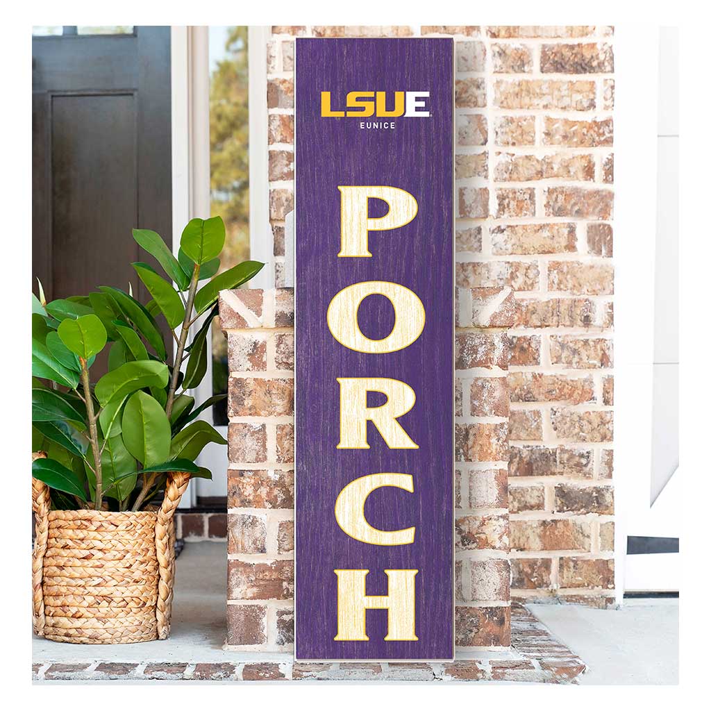 11x46 Leaning Sign Porch LSU Eunice Bengals