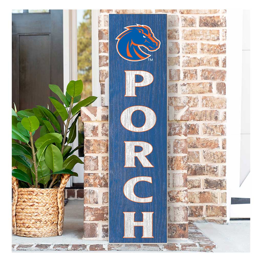 11x46 Leaning Sign Porch Boise State Broncos