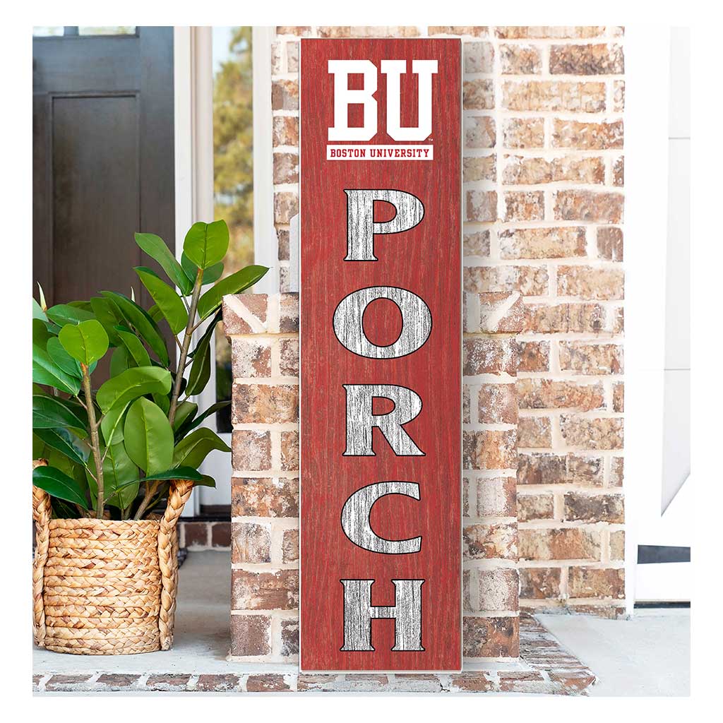 11x46 Leaning Sign Porch Boston University Terriers