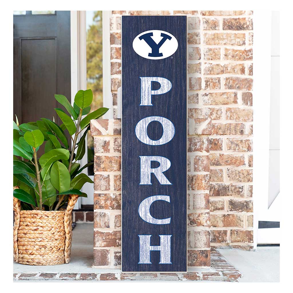 11x46 Leaning Sign Porch Brigham Young Cougars