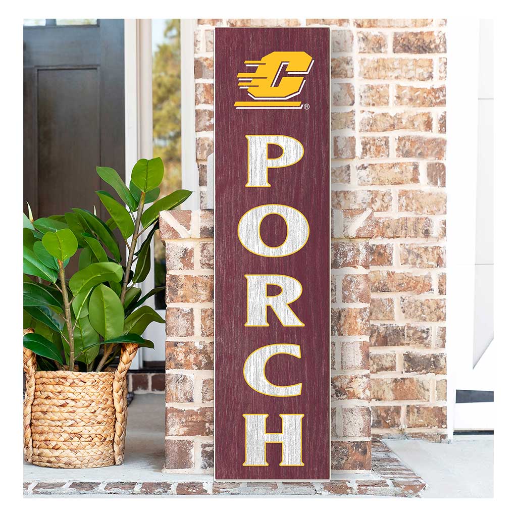 11x46 Leaning Sign Porch Central Michigan Chippewas