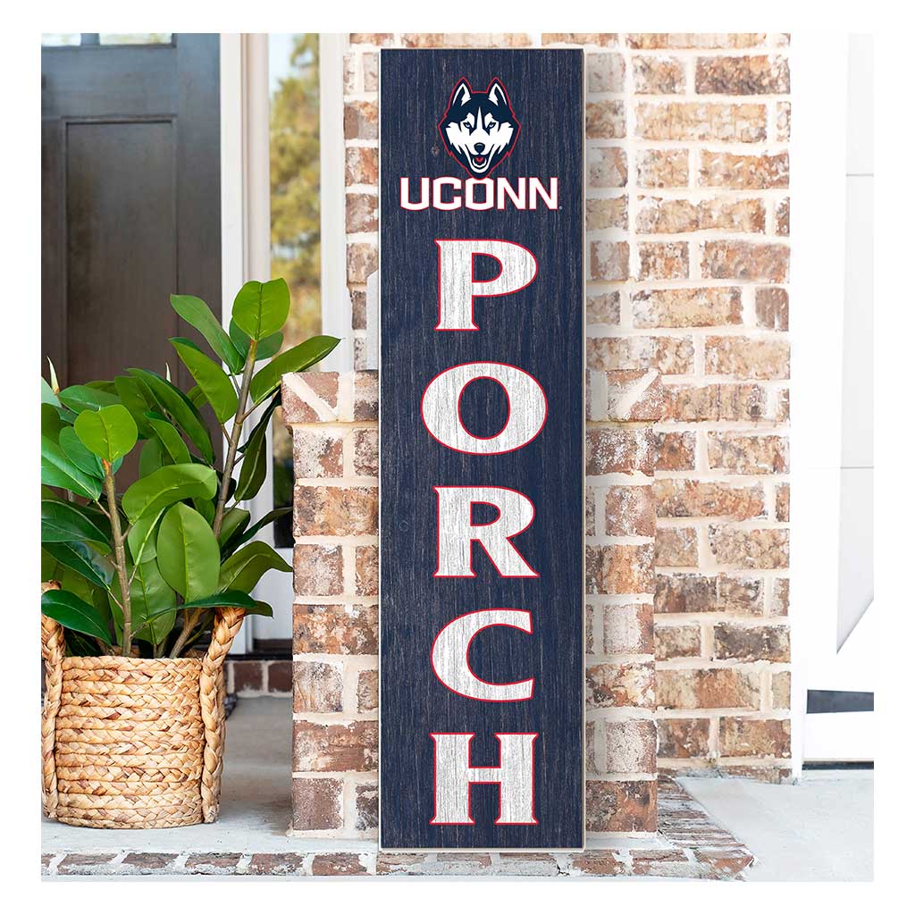 11x46 Leaning Sign Porch Connecticut Huskies