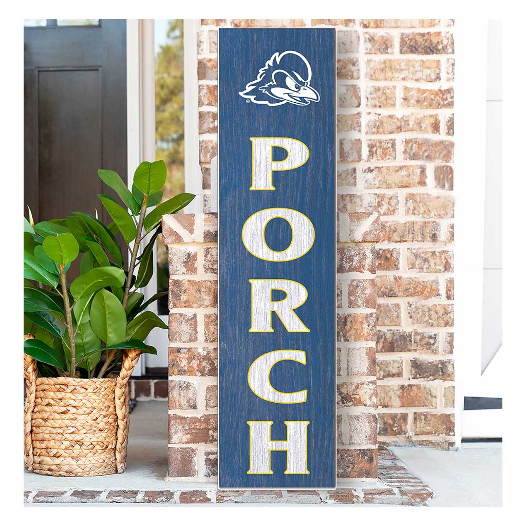 11x46 Leaning Sign Porch Delaware Fightin Blue Hens