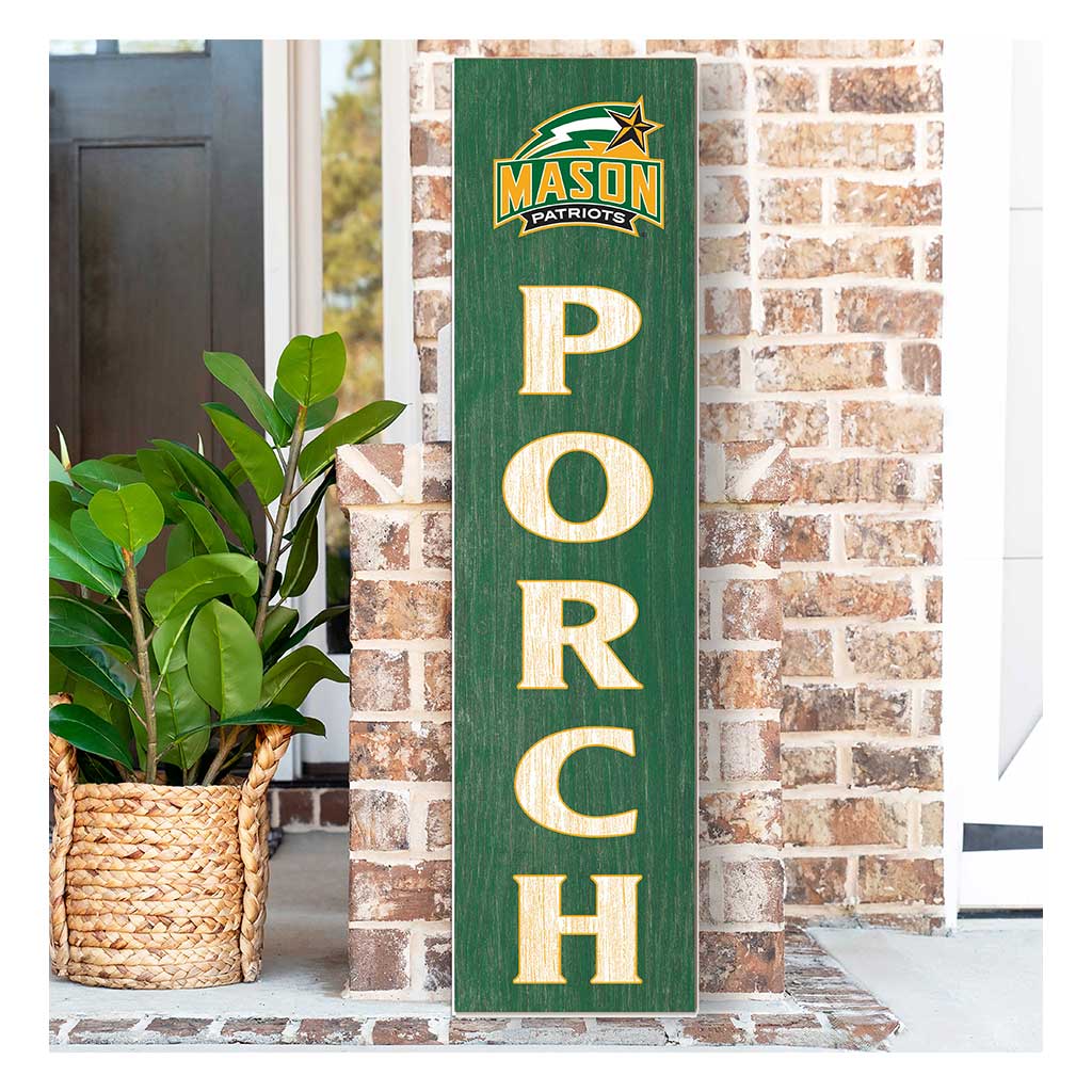 11x46 Leaning Sign Porch George Mason Patriots