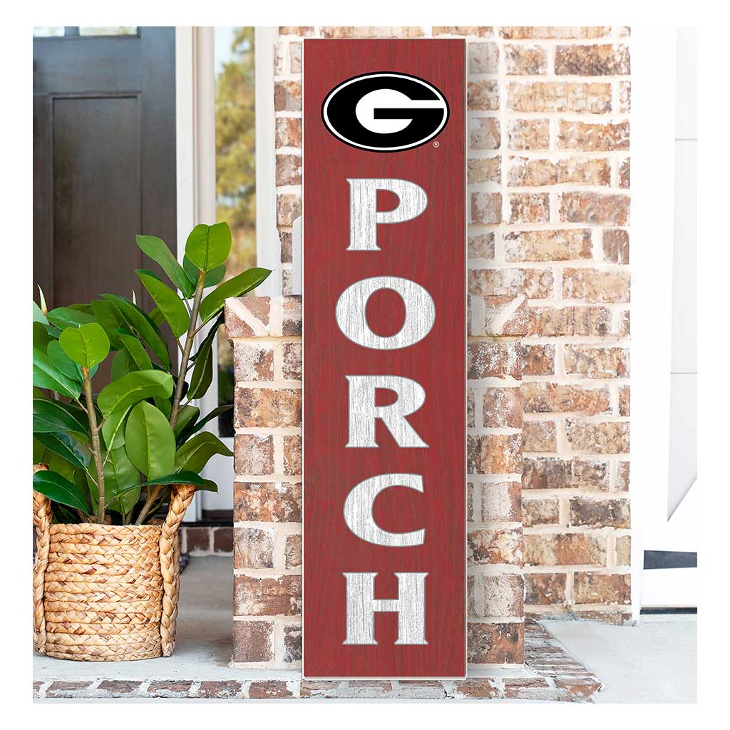 11x46 Leaning Sign Porch Georgia Bulldogs