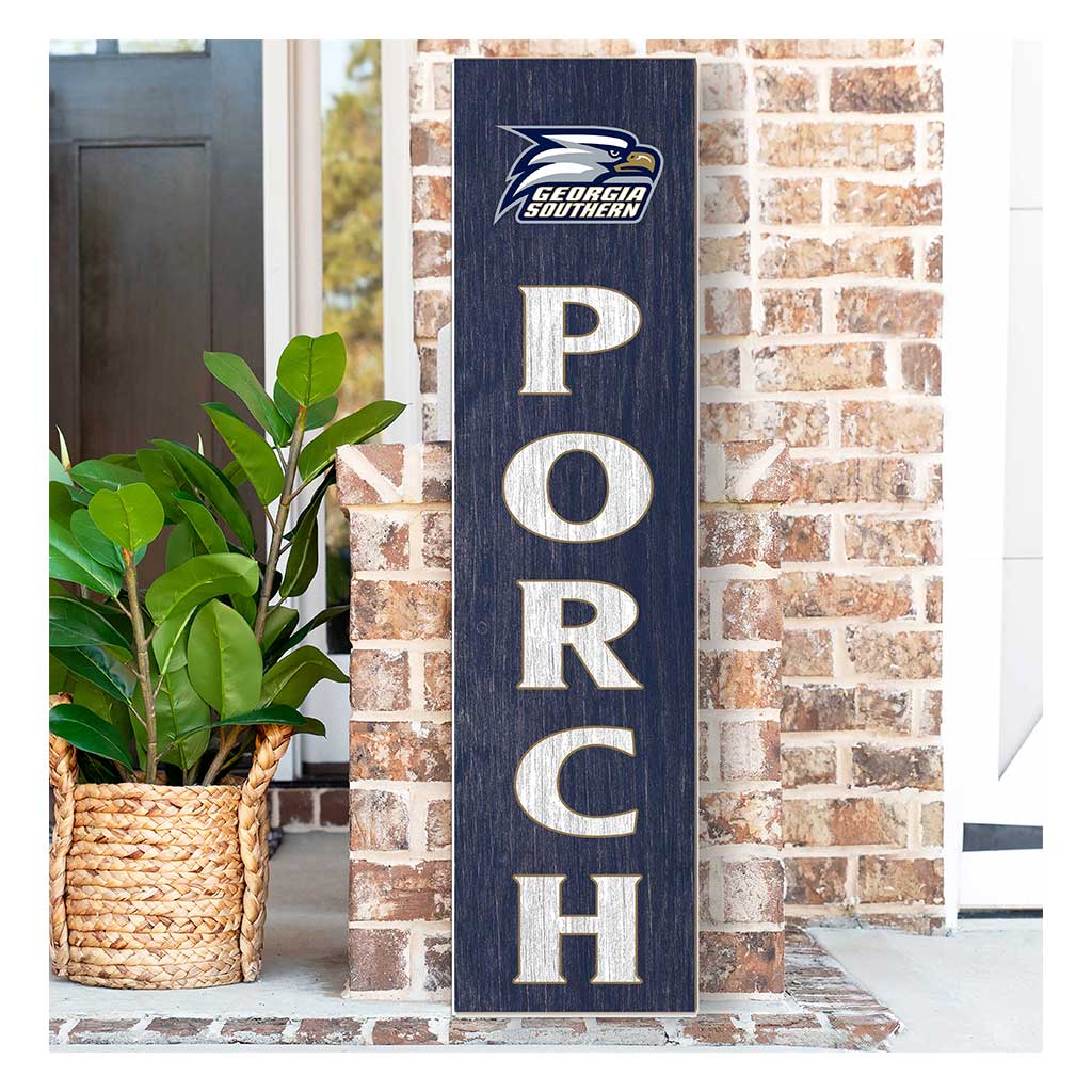 11x46 Leaning Sign Porch Georgia Southern Eagles