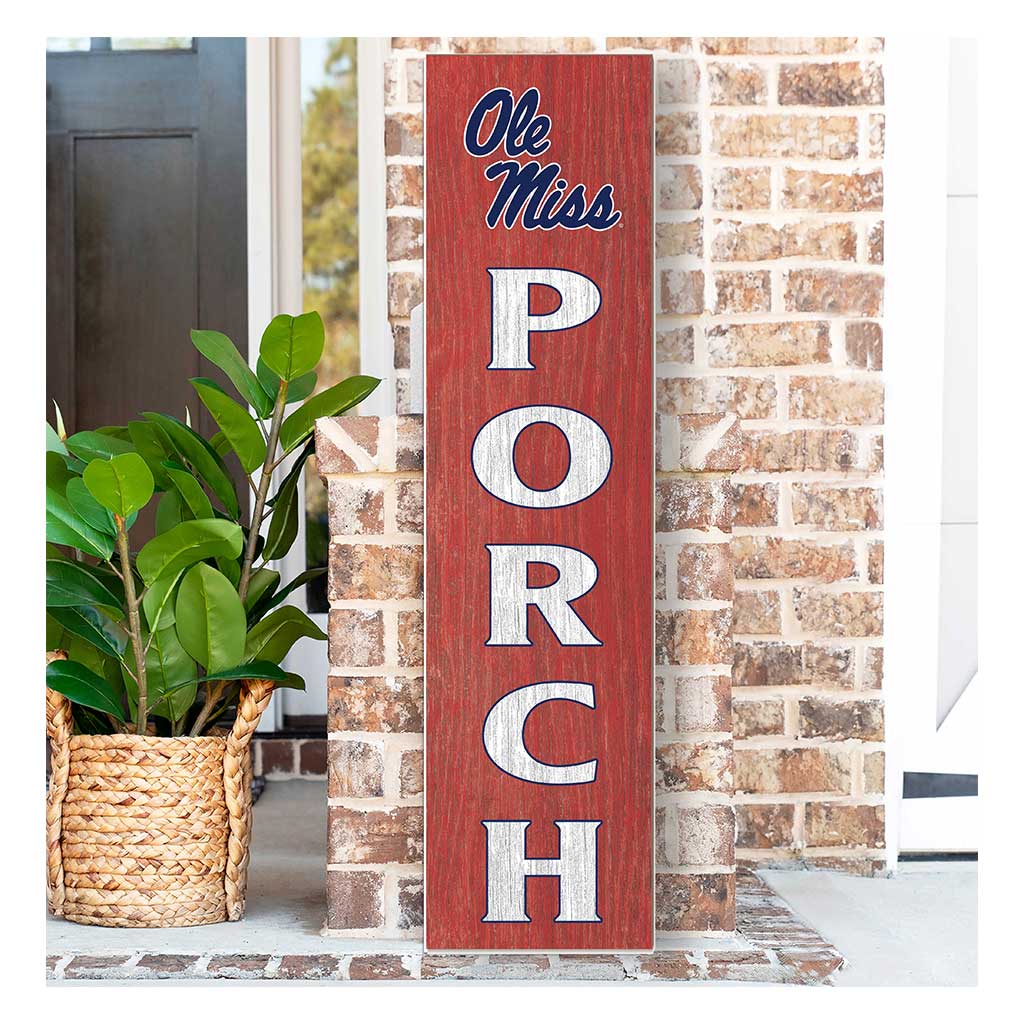 11x46 Leaning Sign Porch Mississippi Rebels