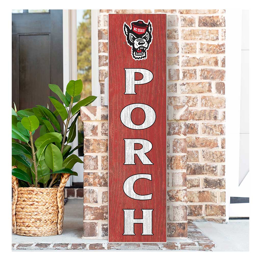 11x46 Leaning Sign Porch North Carolina State Wolfpack