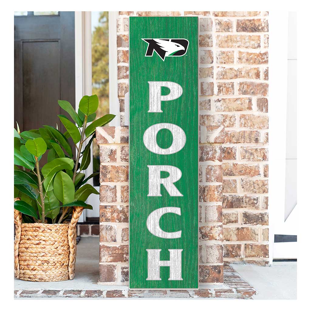 11x46 Leaning Sign Porch North Dakota Fighting Hawks