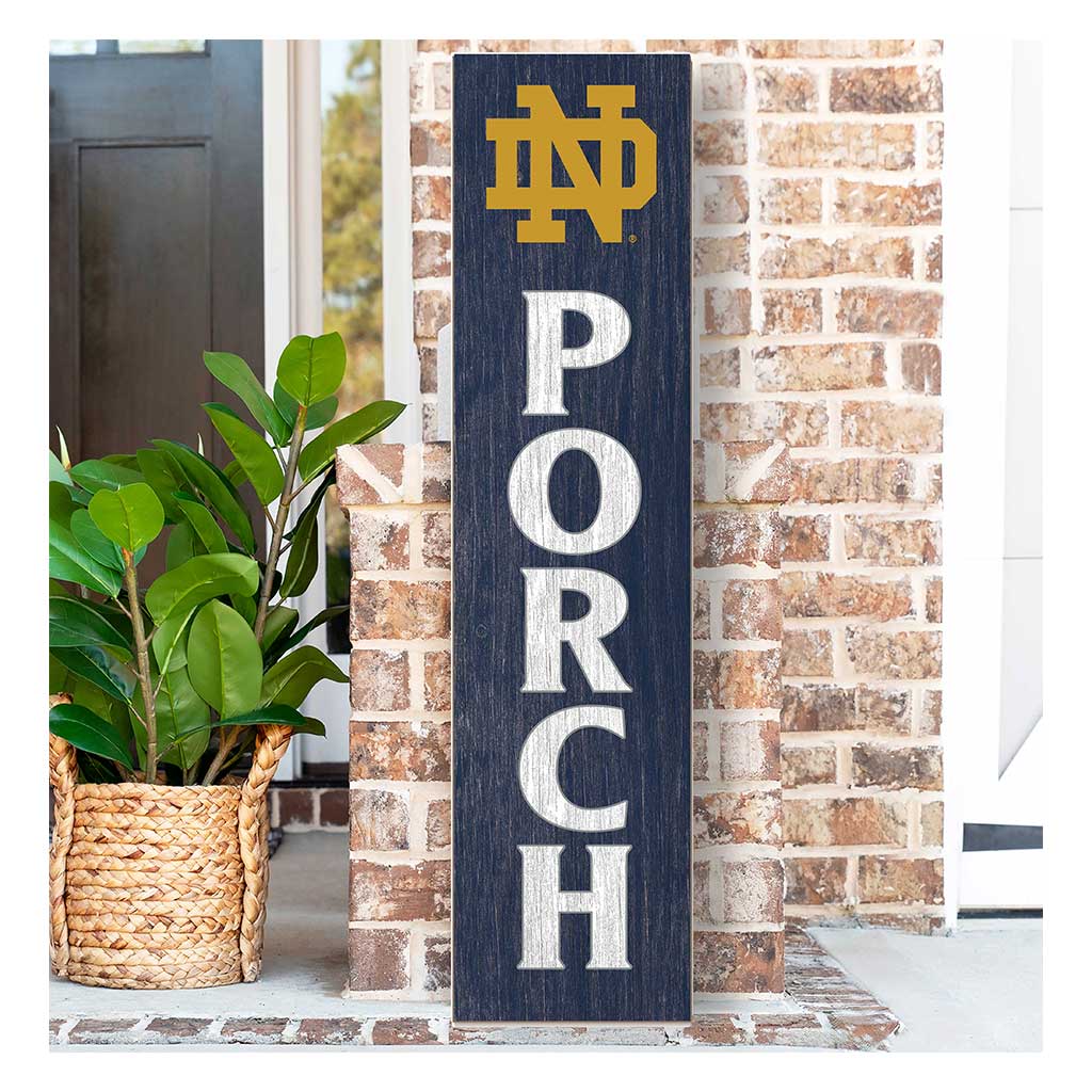 11x46 Leaning Sign Porch Notre Dame Fighting Irish