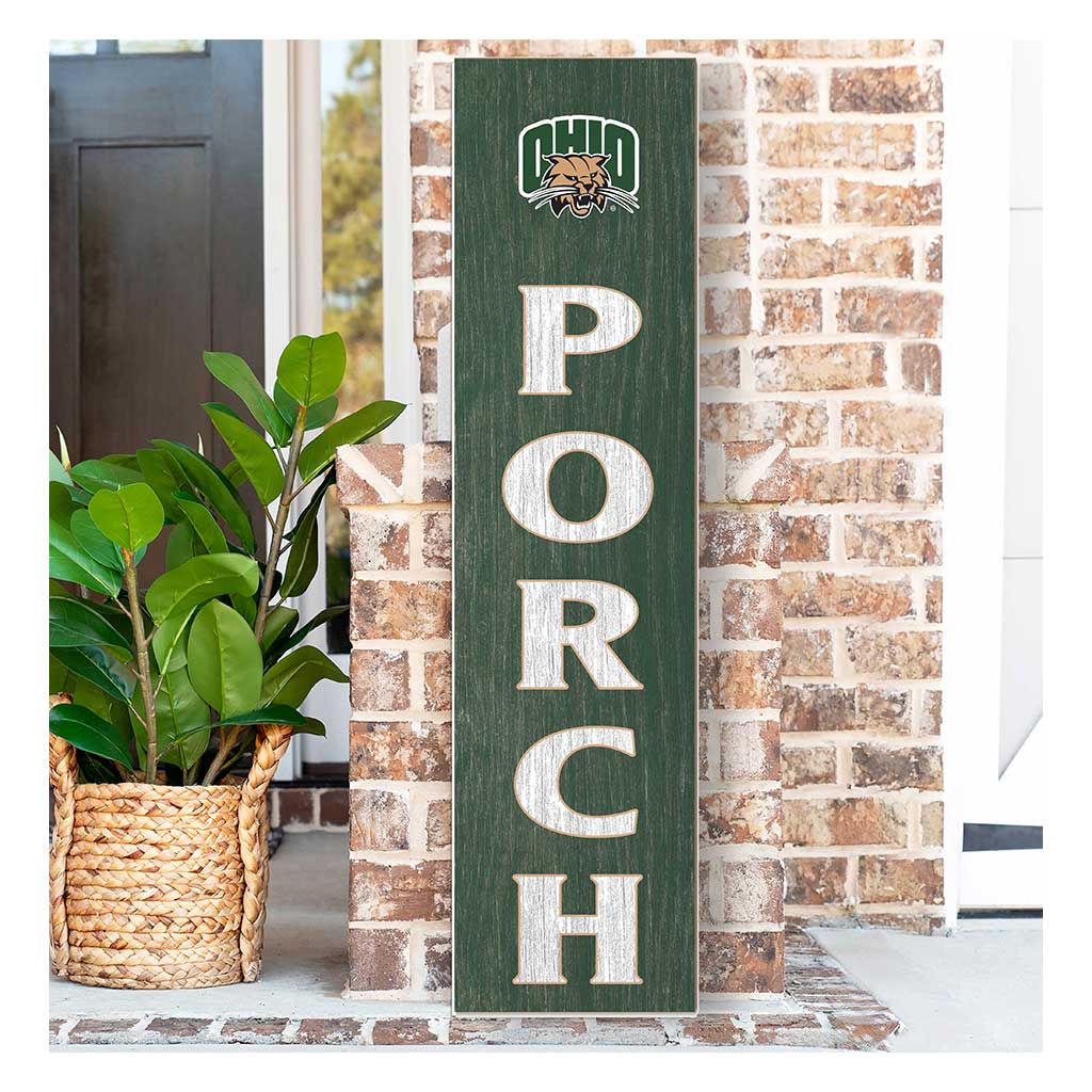 11x46 Leaning Sign Porch Ohio Univ Bobcats