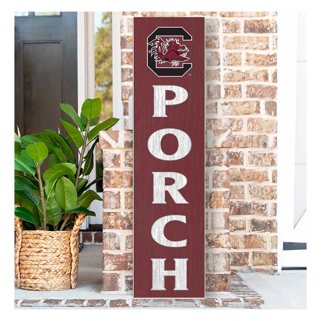 11x46 Leaning Sign Porch South Carolina Gamecocks