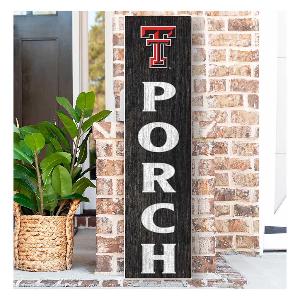 11x46 Leaning Sign Porch Texas Tech Red Raiders