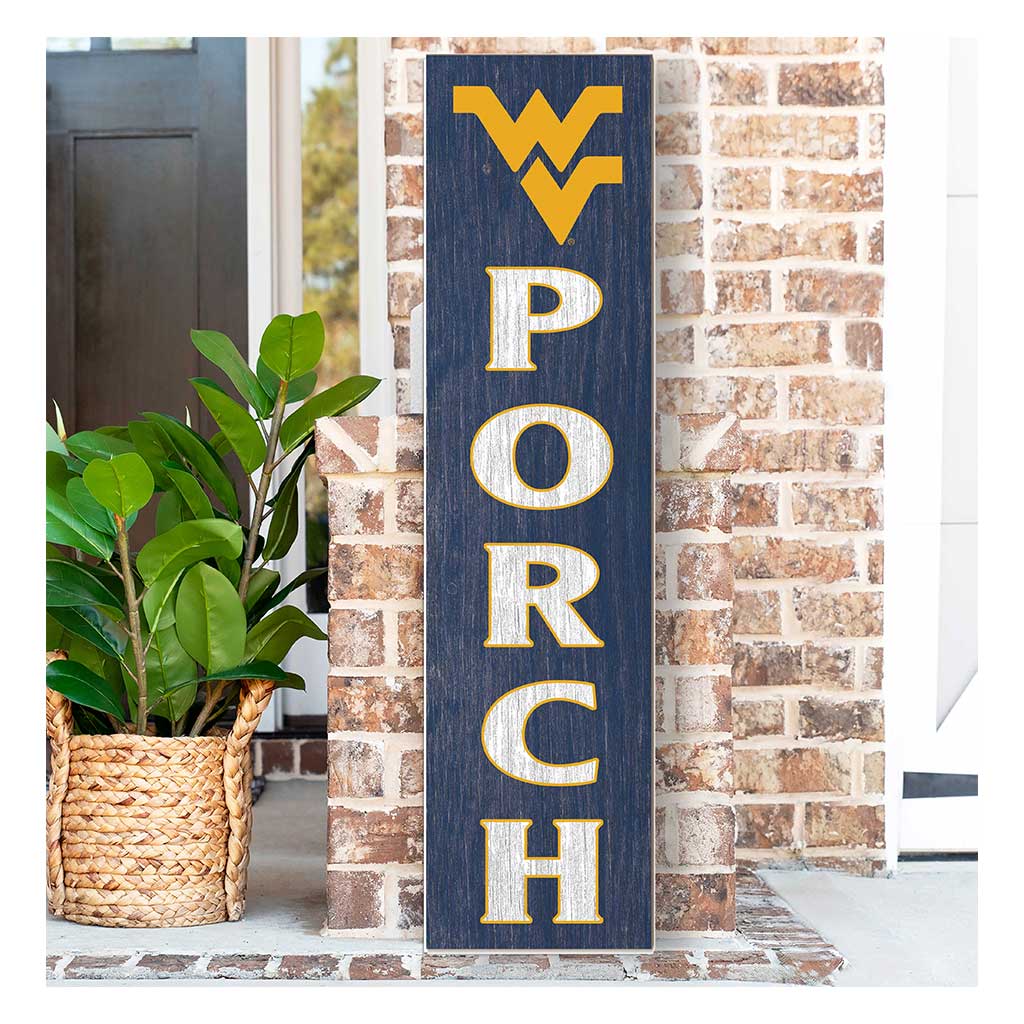 11x46 Leaning Sign Porch West Virginia Mountaineers